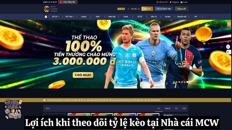 Lợi ích khi theo dõi tỷ lệ kèo tại nhà cái mcw