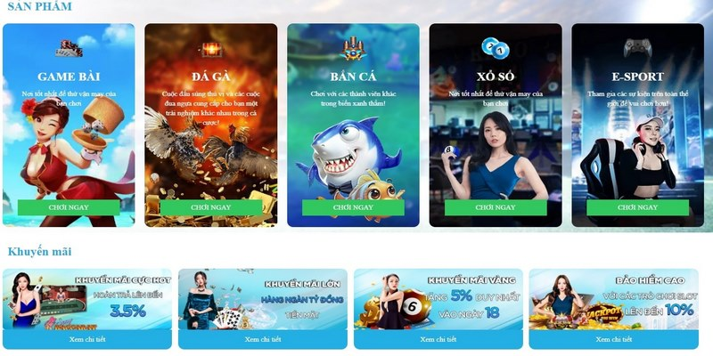 Kho game đa dạng, trả thưởng hậu hĩnh